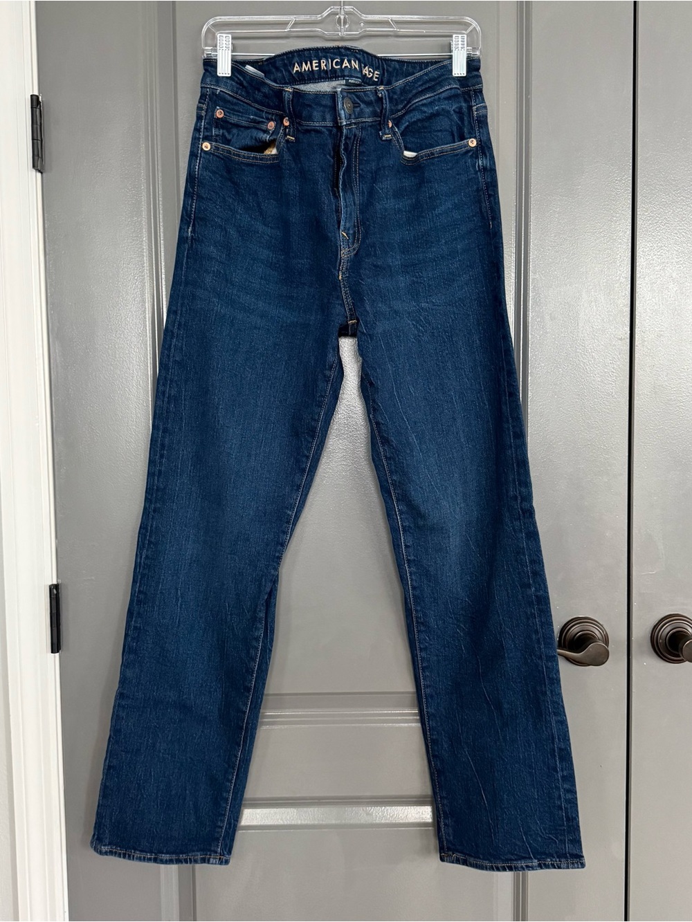Men’s American Eagle Original Straight Airflex + Dark Wash Jeans Size 32x32